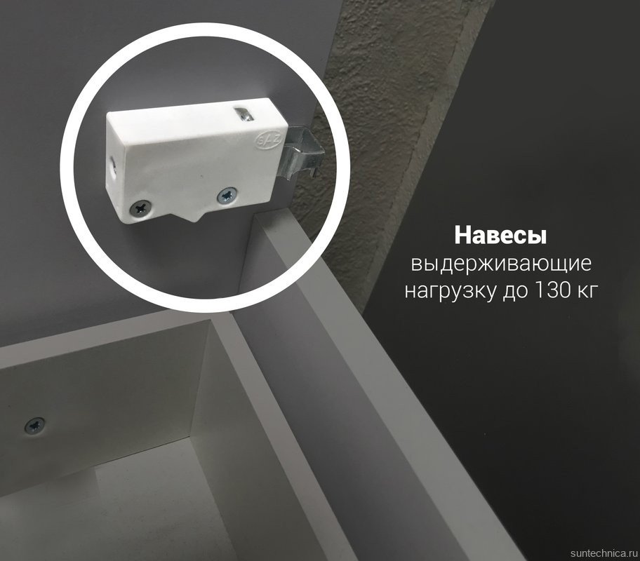 Мебель для ванной комнаты 1MarKa Lina classic new 105 белый глянец, с дверками и ящиком