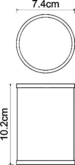 Набор Стакан Wasserkraft Rossel K-5728 + Дозатор K-5799