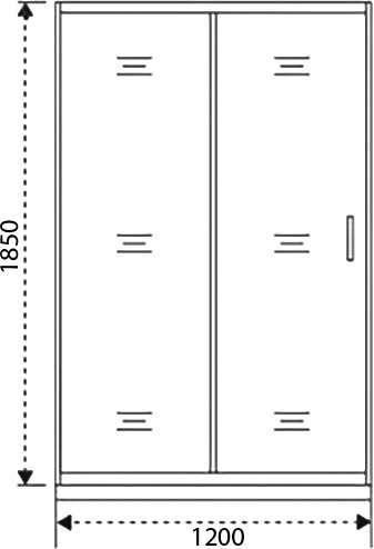 Душевая дверь в нишу Good Door Neo WTW-120-C-CH 120 см