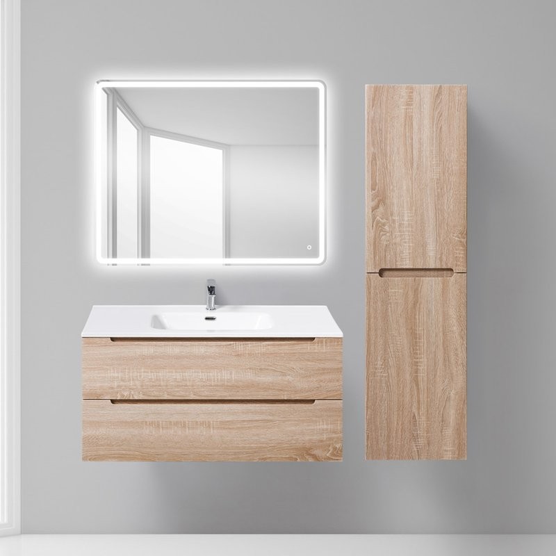 Мебель для ванной комнаты BelBagno Etna 100 rovere bianco