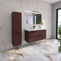 Тумба под раковину без столешницы Caprigo Forte 120 R подвесная, шоколад