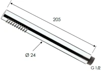 Душевая лейка Remer 317MDX Душевая лейка Remer 317MDX