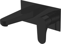 Смеситель для раковины Abber Eleganz AF8312B С ВНУТРЕННЕЙ ЧАСТЬЮ, черный