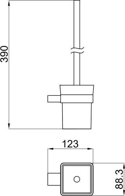 Набор Держатель Allen Brau Infinity 6.21007-31 + Ершик 6.21008-31