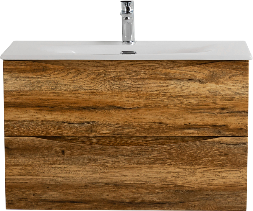 Тумба под раковину BelBagno Marino-cer-mini 80 подвесная, rovere rustico