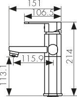 Смеситель для кухни Kaiser Sonat 34711 хром Смеситель для кухни Kaiser Sonat 34711 хром