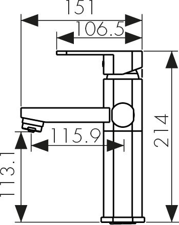 Смеситель для кухни Kaiser Sonat 34711 хром