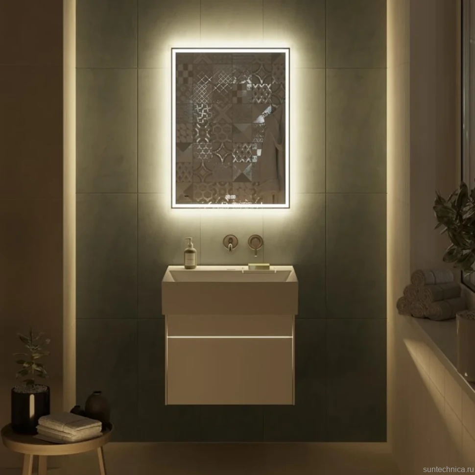 Тумба под раковину KERAMA MARAZZI Logica 60 подвесная, белоснежная