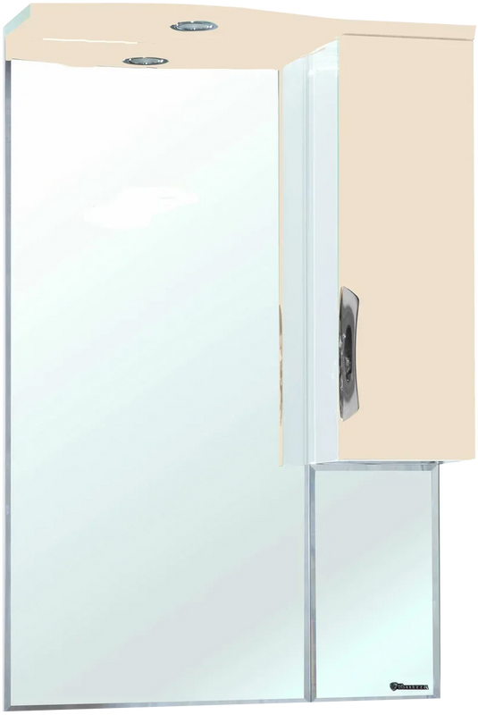 Зеркало Bellezza Лагуна R 65 бежевое