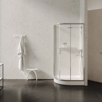 Поддон для душа Abber AD3A080 80x80 четверть круга