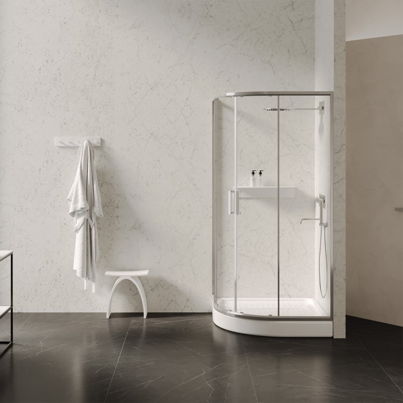 Поддон для душа Abber AD3A080 80x80 четверть круга