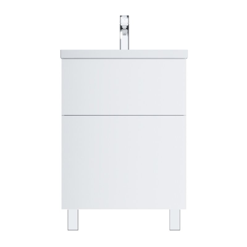 Тумба под раковину без столешницы AM.PM Gem 60 белый глянец, с 2 ящиками