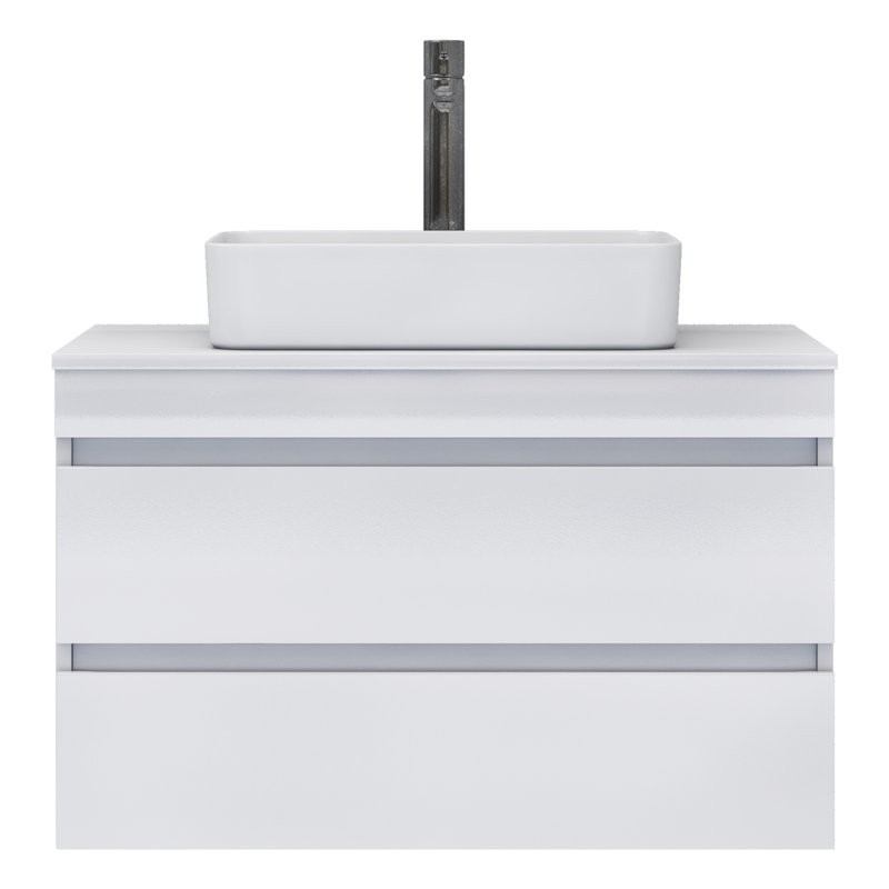 Мебель для ванной комнаты Vigo Urban 80 подвесная, белая, раковина Urban 50