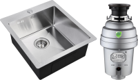 Комплект Мойка Zorg Inox R 4551 + Измельчитель Inox D