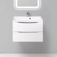 Тумба с раковиной BelBagno Marino 70 bianco lucido