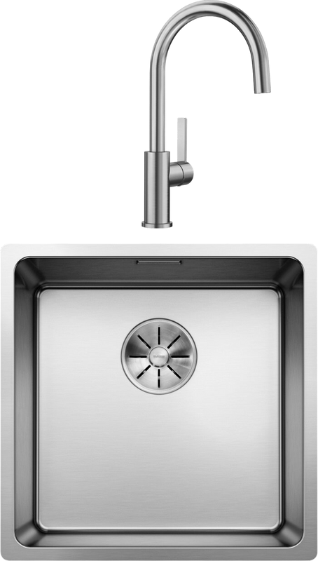 Комплект Мойка Blanco Andano 400-U + Смеситель Candor 523120