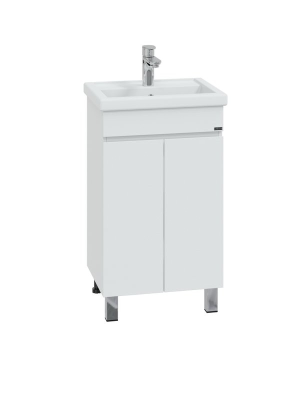 Тумба с раковиной СаНта Марс 50 напольная, с дверками