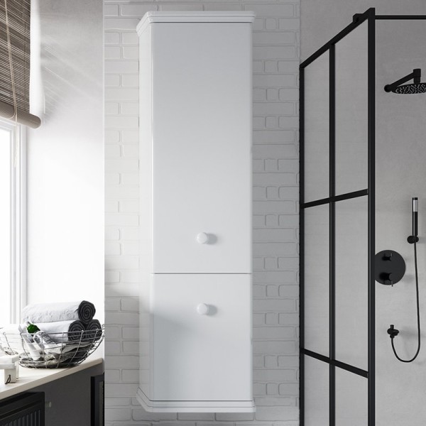 Шкаф пенал для ванной STWORKI Вестерос 36, белый