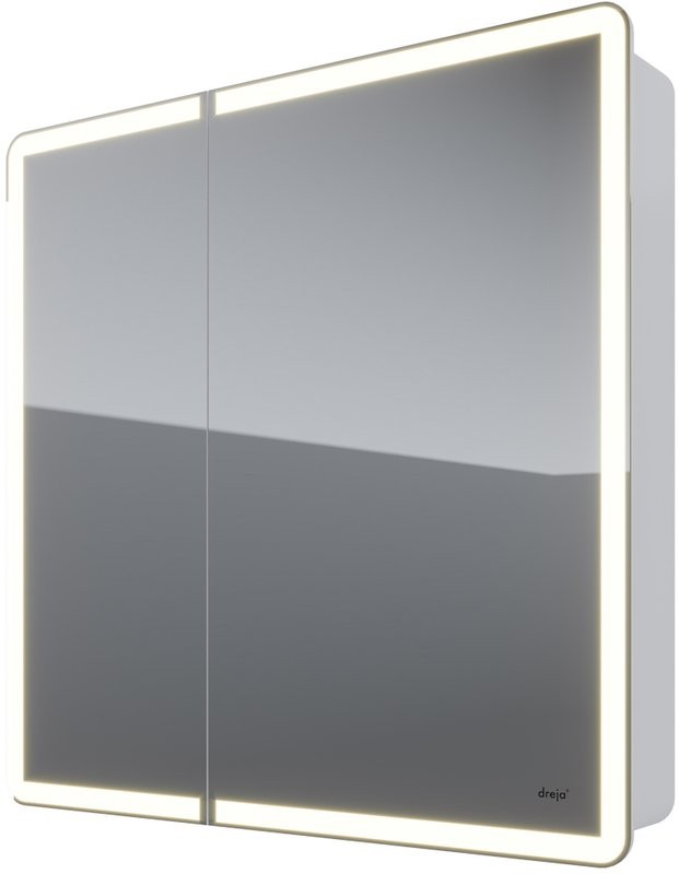 Зеркало-шкаф Dreja Point 80 c подсветкой