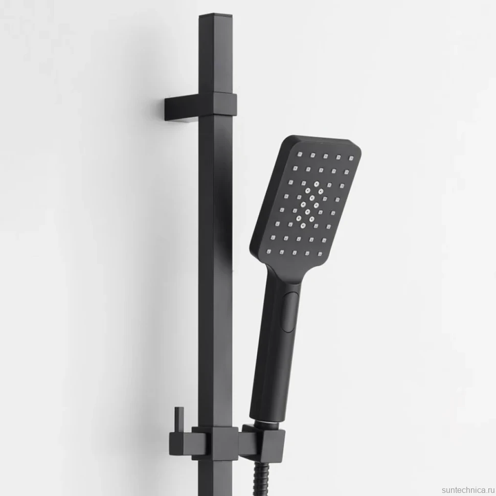 Душевой гарнитур BOND Cube B03-8788 черный матовый