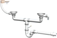 Комплект Мойка Florentina Комби 1160 грей + Измельчитель Bone Crusher BC 610-AS