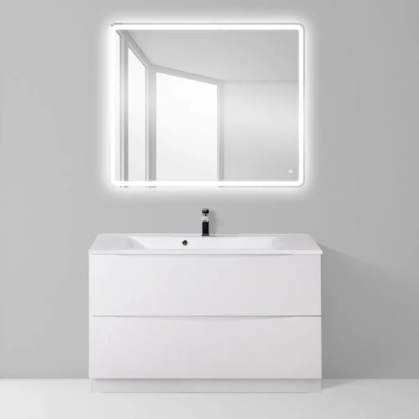 Мебель для ванной комнаты BelBagno Marino 100 bianco lucido, напольная