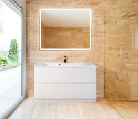 Мебель для ванной комнаты BelBagno Marino 100 bianco lucido, напольная