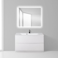 Мебель для ванной комнаты BelBagno Marino 100 bianco lucido, напольная