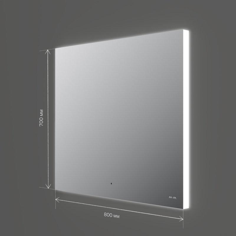 Зеркало AM.PM X-Joy 80 с подсветкой светодиодной