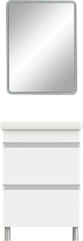 Мебель для ванной комнаты Orange Topline Lyon 60 белый глянец