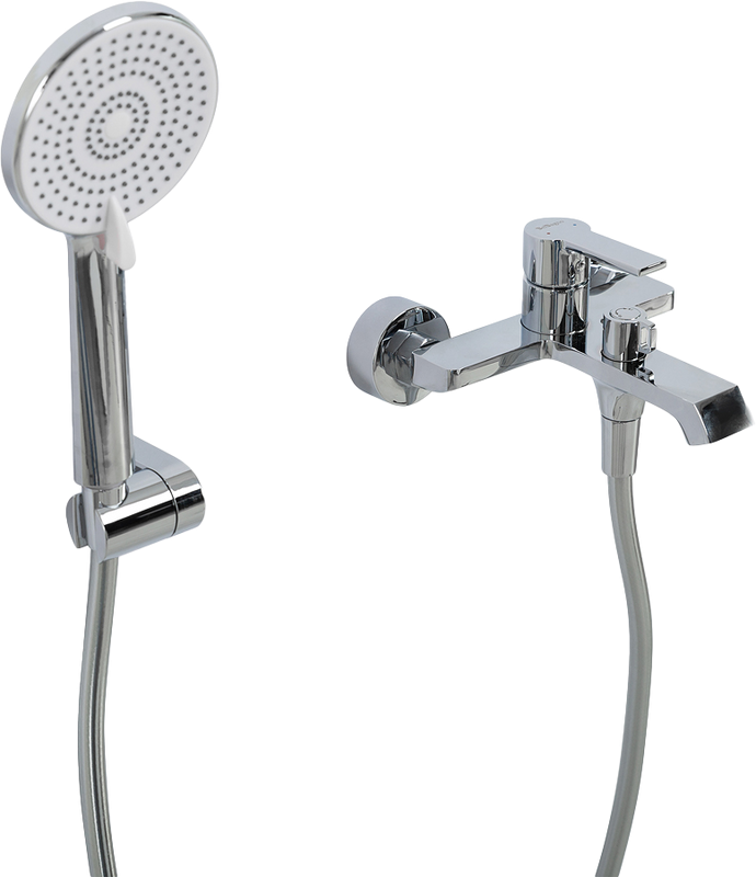 Смеситель для ванны с душем BelBagno Aurora VASM-CRM