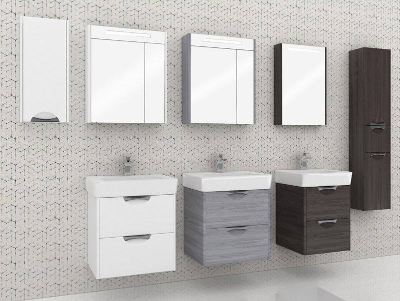 Зеркало-шкаф AQUATON Сильва 50 дуб макиато