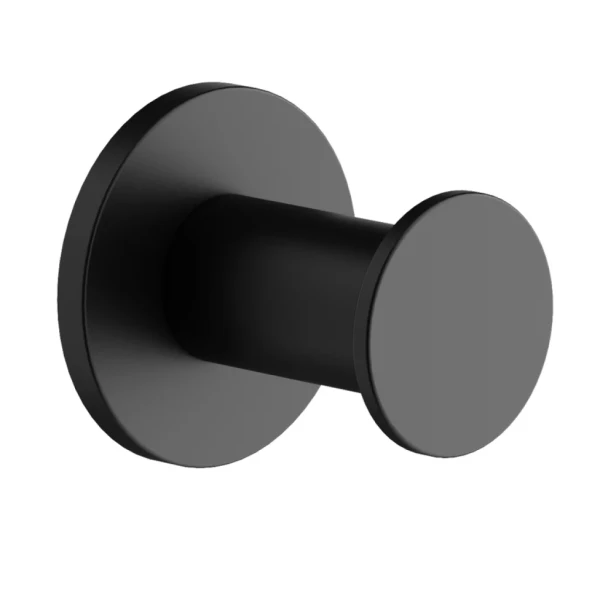 Крючок Sancos Base SC9025MB матовый черный, на шурупах