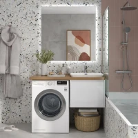 Тумба с раковиной Velvex Klaufs 56*60.1Y R под стиральную машину Тумба с раковиной Velvex Klaufs 56*60.1Y R под стиральную машину