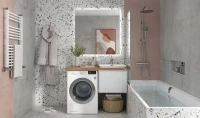 Тумба с раковиной Velvex Klaufs 56*60.1Y R под стиральную машину Тумба с раковиной Velvex Klaufs 56*60.1Y R под стиральную машину