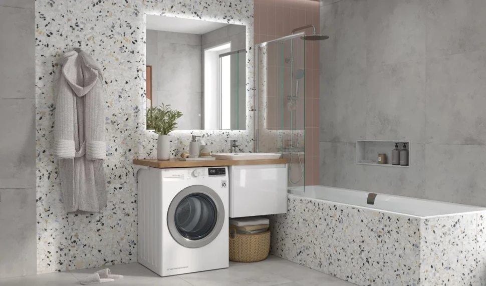 Тумба с раковиной Velvex Klaufs 56*60.1Y R под стиральную машину