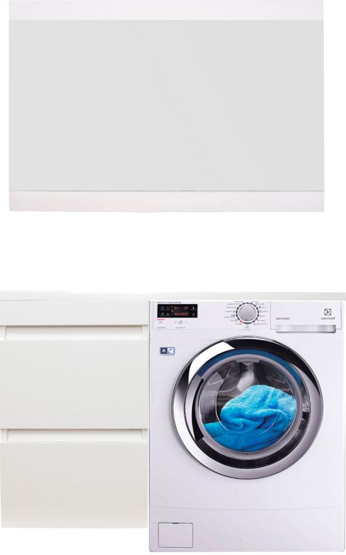 Мебель для ванной комнаты Style Line Даллас 100 Люкс Plus подвесная, белая, эмаль L