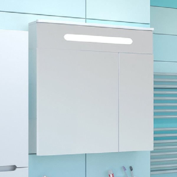 Зеркало-шкаф Emmy Сигма 80 с подсветкой