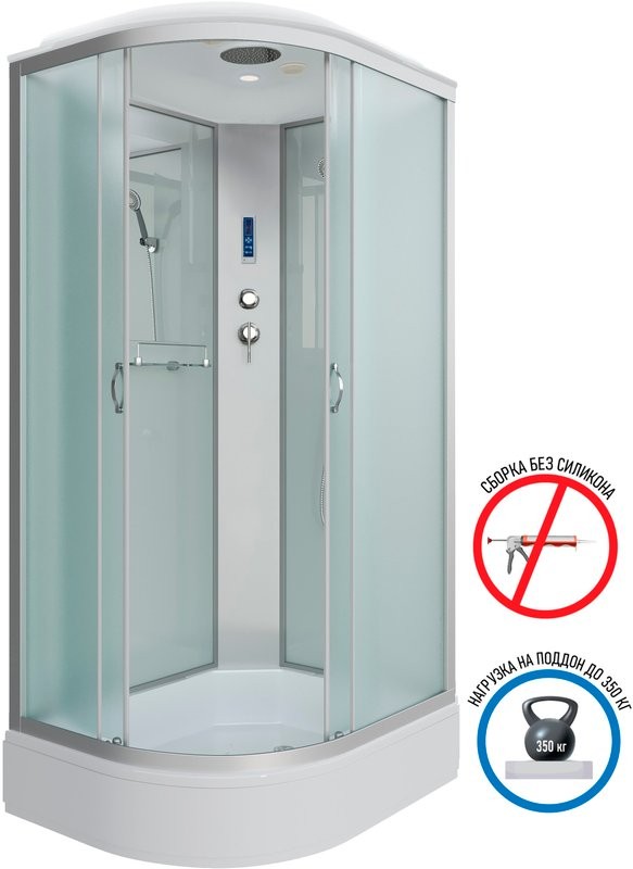 Душевая кабина Niagara Classic NG-33294-14RP 120х90 см, с пультом управления и FM-радио