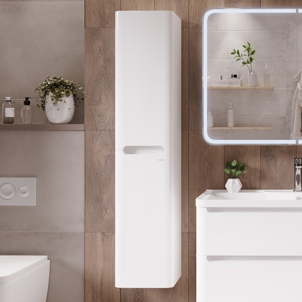 Шкаф пенал для ванной Grossman Адель 32 универсальный