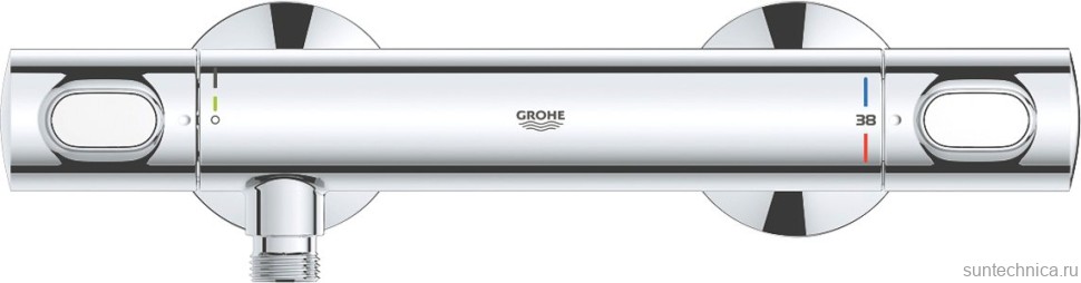 Душевой комплект Термостат Grohe Grohtherm 34793000 для душа + Стойка New Tempesta Rustic 27399002