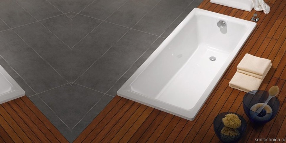 Стальная ванна Kaldewei Ambiente Puro 696 190x90 см, пристенная, на ножках, с самоочищающимся покрытием