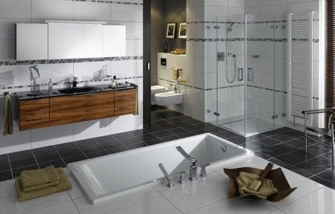 Стальная ванна Kaldewei Ambiente Puro 696 190x90 см, пристенная, на ножках, с самоочищающимся покрытием