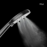Душевая лейка Milardo Ideal Spa ILS3FBRM18 матовая черная