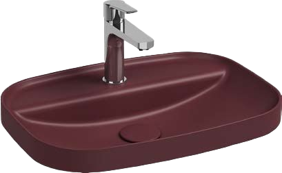 Раковина Allen Brau Fantasy Sphere 55x40, бордо