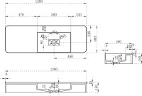 Раковина Vincea VWB-6S412MW 120 матовая белая