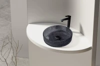 Накладная раковина Abber Glas AK2301B черная Накладная раковина Abber Glas AK2301B черная