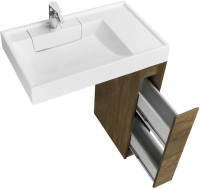 Тумба под раковину без столешницы AQUATON Лондри 20 дуб кантри, фасад дуб кантри