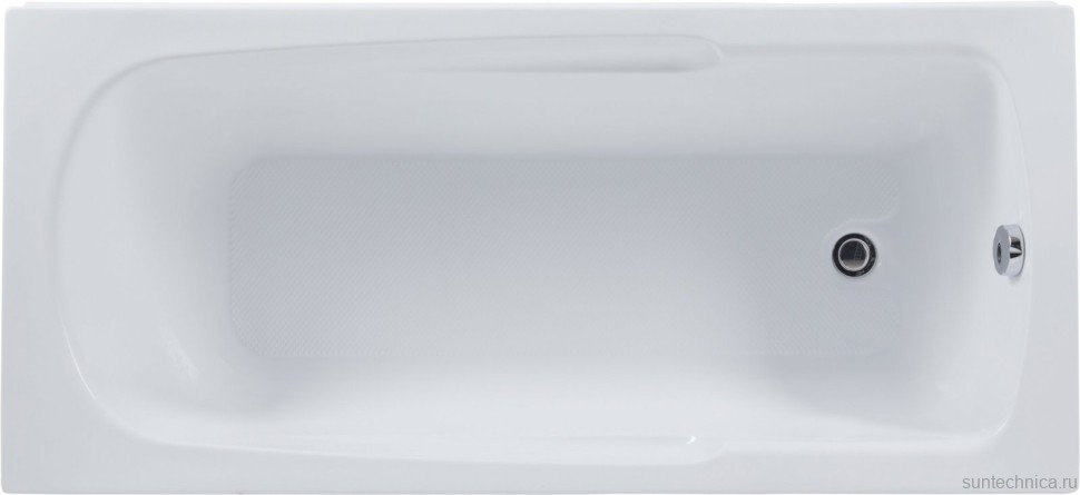 Акриловая ванна Aquanet Extra 150x70 см, встраиваемая, белая, с каркасом