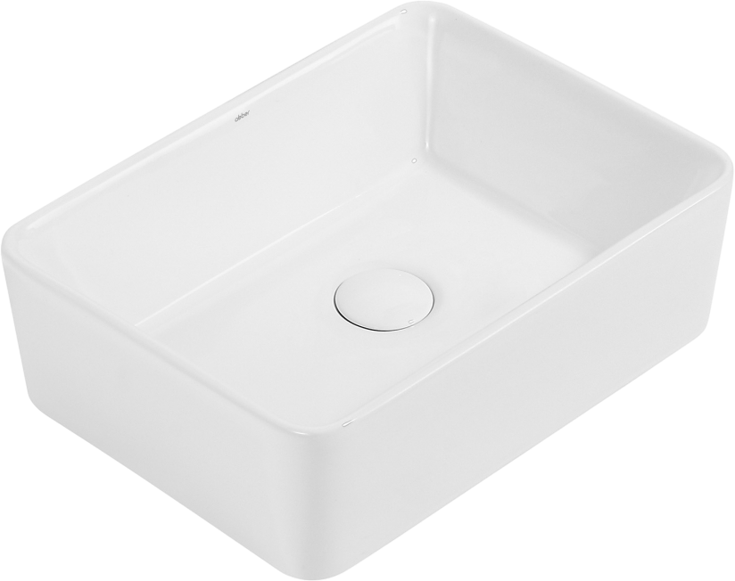 Накладная раковина Abber Rechteck AC2212 белая